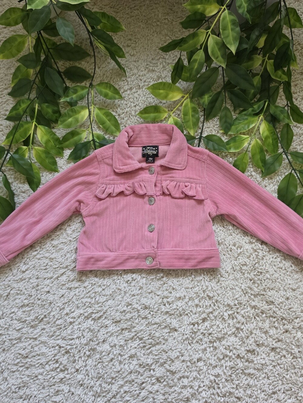 Baby Girl Raspberry Pink Jacket (12-18 Months)